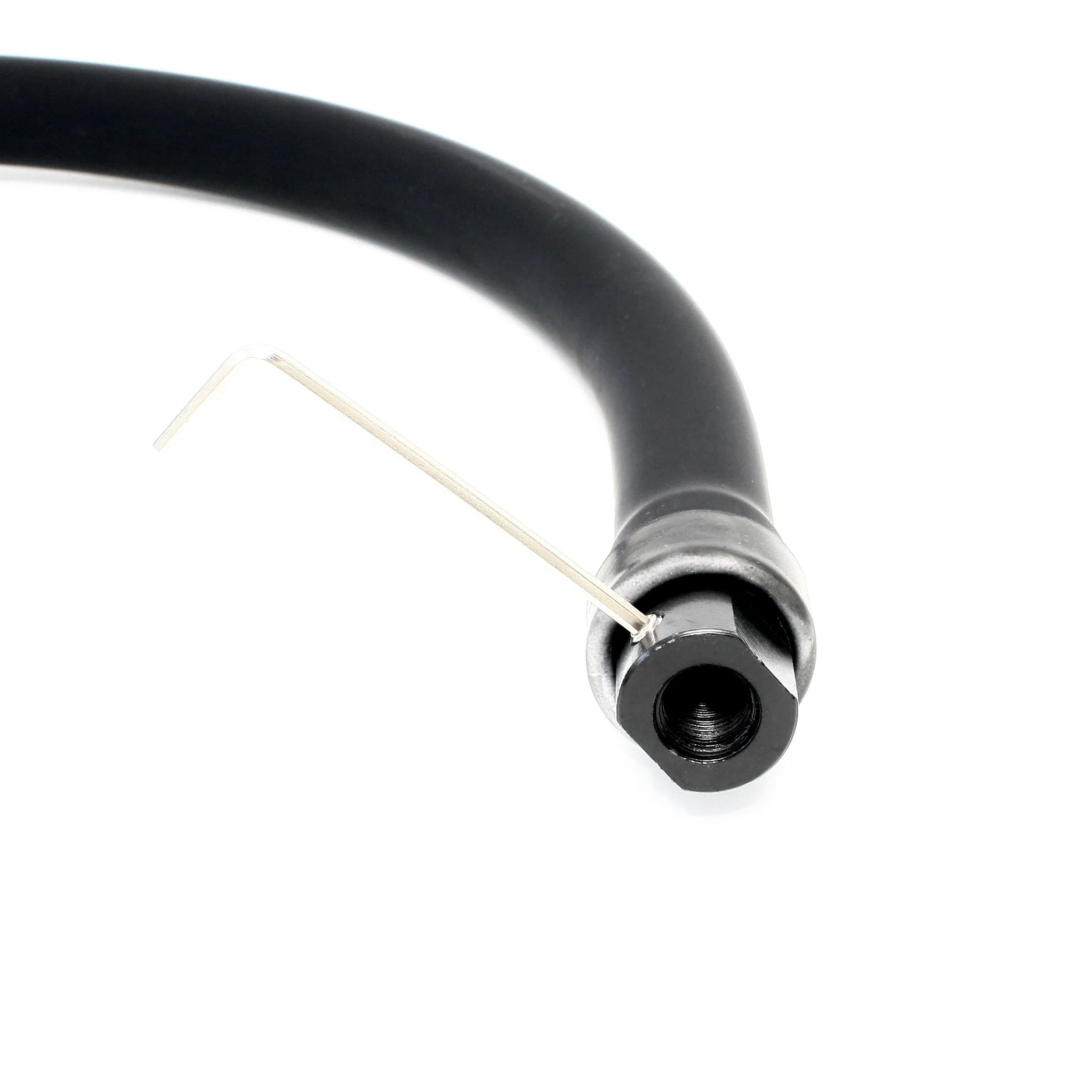 18" Heavy-Duty Flexible Gooseneck Tube Arm, Black -- Silicone