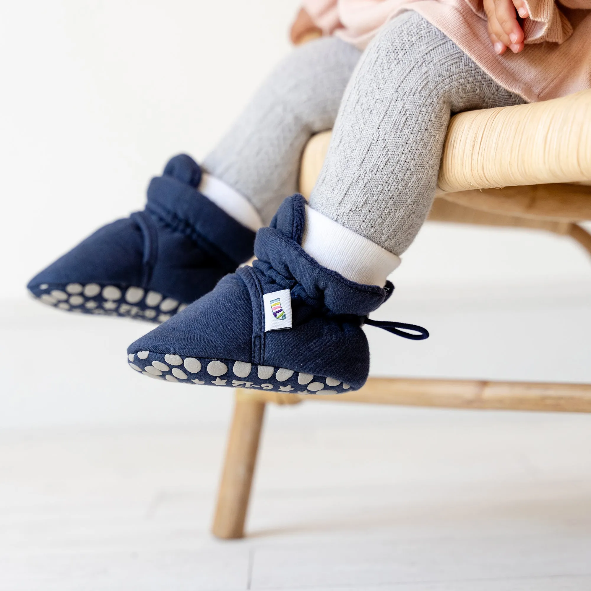 2 Pack of Stay-on, Non-Slip Booties - Mix 'n' Match Colours