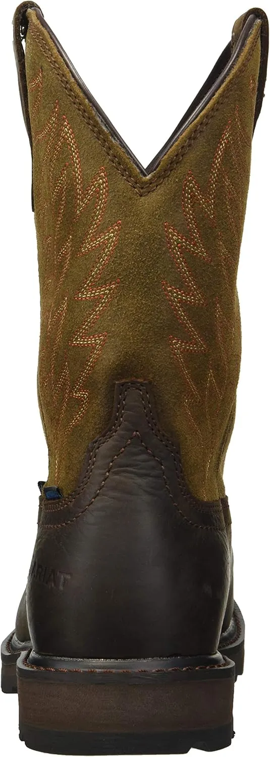 ARIAT Groundbreaker Square Toe H2O Steel Toe Mens Boot