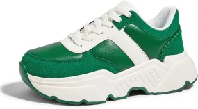 BELOS Women's Platform Chunky Sneakers Fashion Dad Sneakers Casual Lace Up Comfortable Lightweigt Walking Shoes