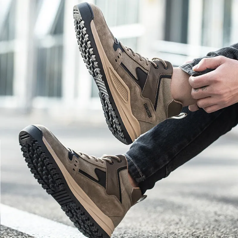 Breathable Steel Toe Boots for Men Women Work Proof Puncture Constructio Safety Boot Industrialn Comfortable Outdoor Hiking Military Tactical Shoes