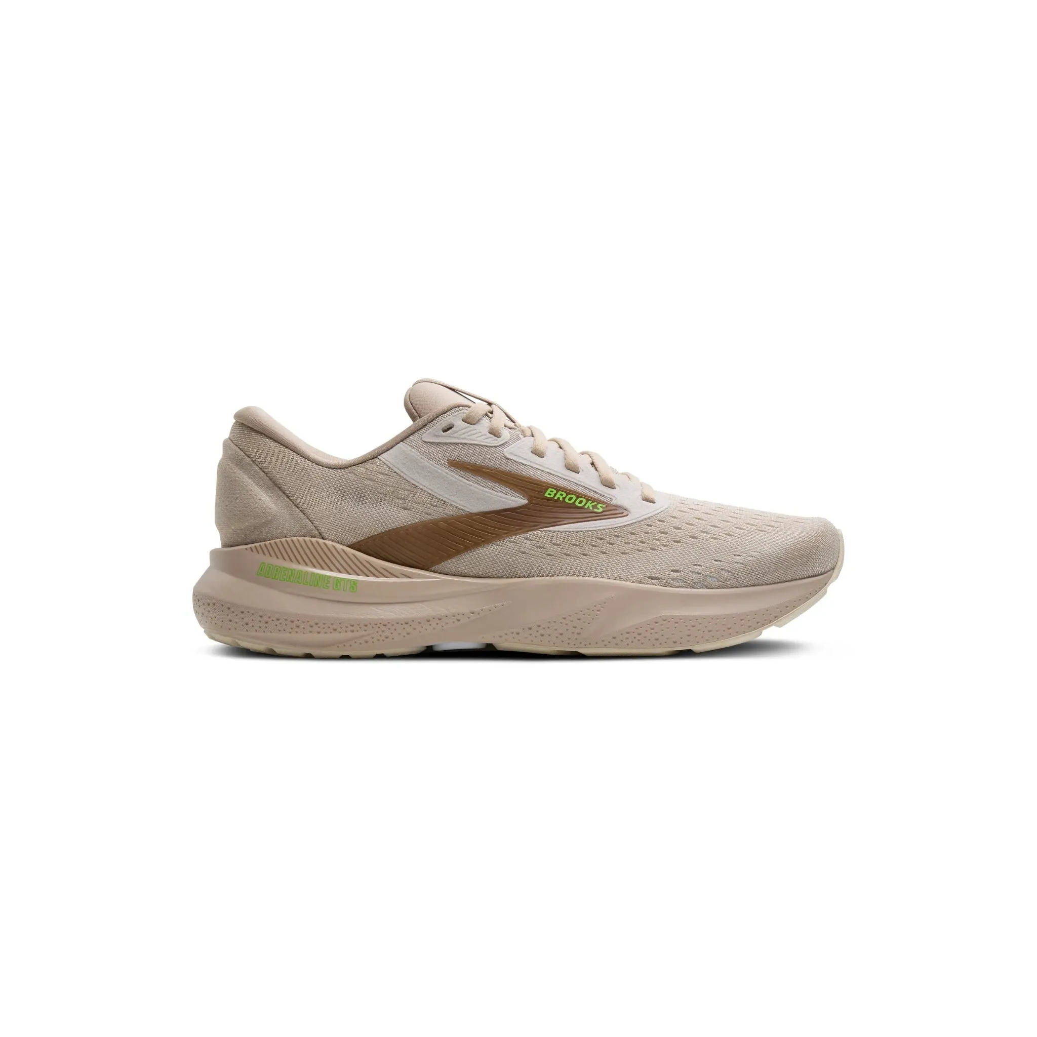 Brook Men's 110437 217 Adrenaline GTS 24 Chateau Grey Portabella Green Cushion Support Running Shoes