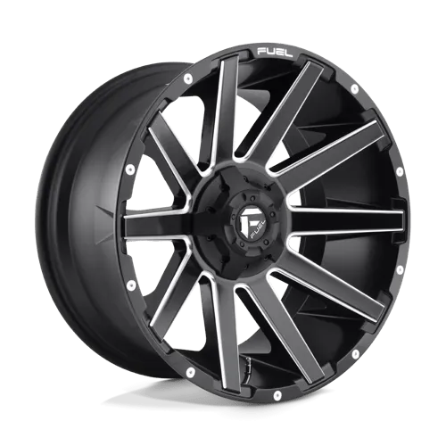 CONTRA D616 20.0X9 6X135/5.5 MT-BLK-MIL 01MM