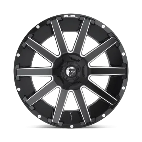 CONTRA D616 20.0X9 6X135/5.5 MT-BLK-MIL 01MM