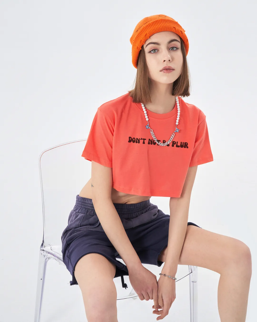 Don't Not Be PLUR Crop Tee