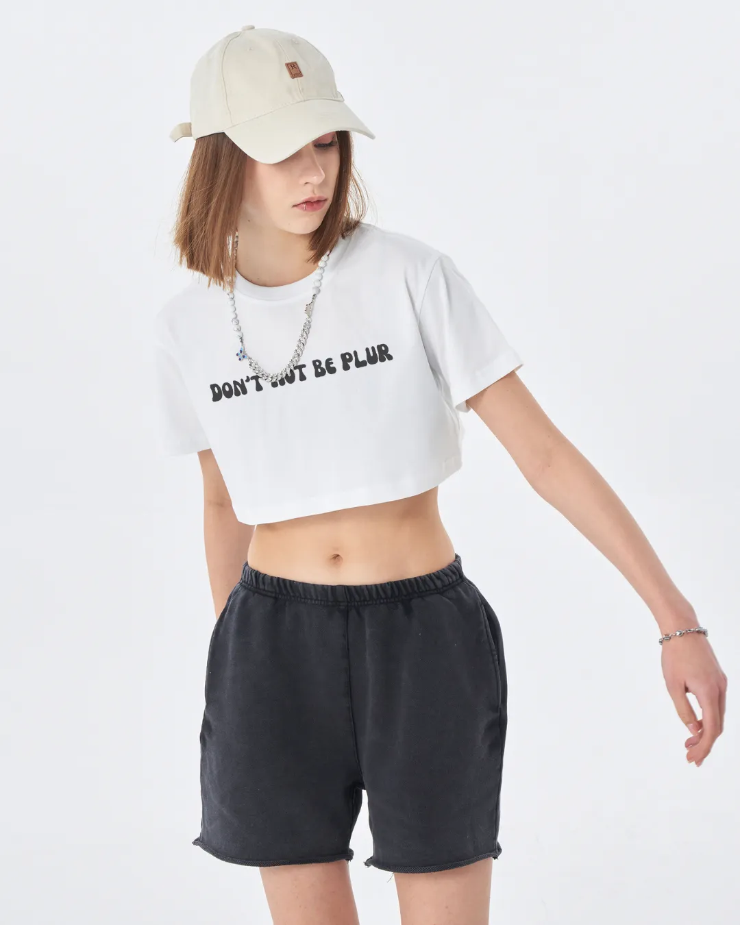 Don't Not Be PLUR Crop Tee