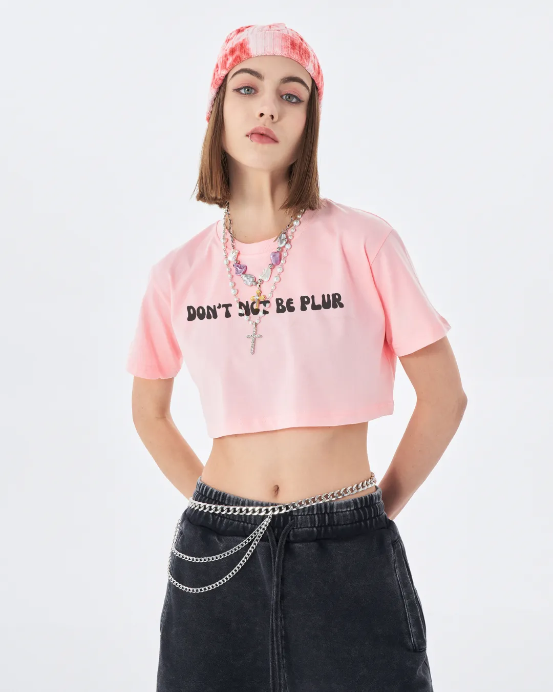 Don't Not Be PLUR Crop Tee