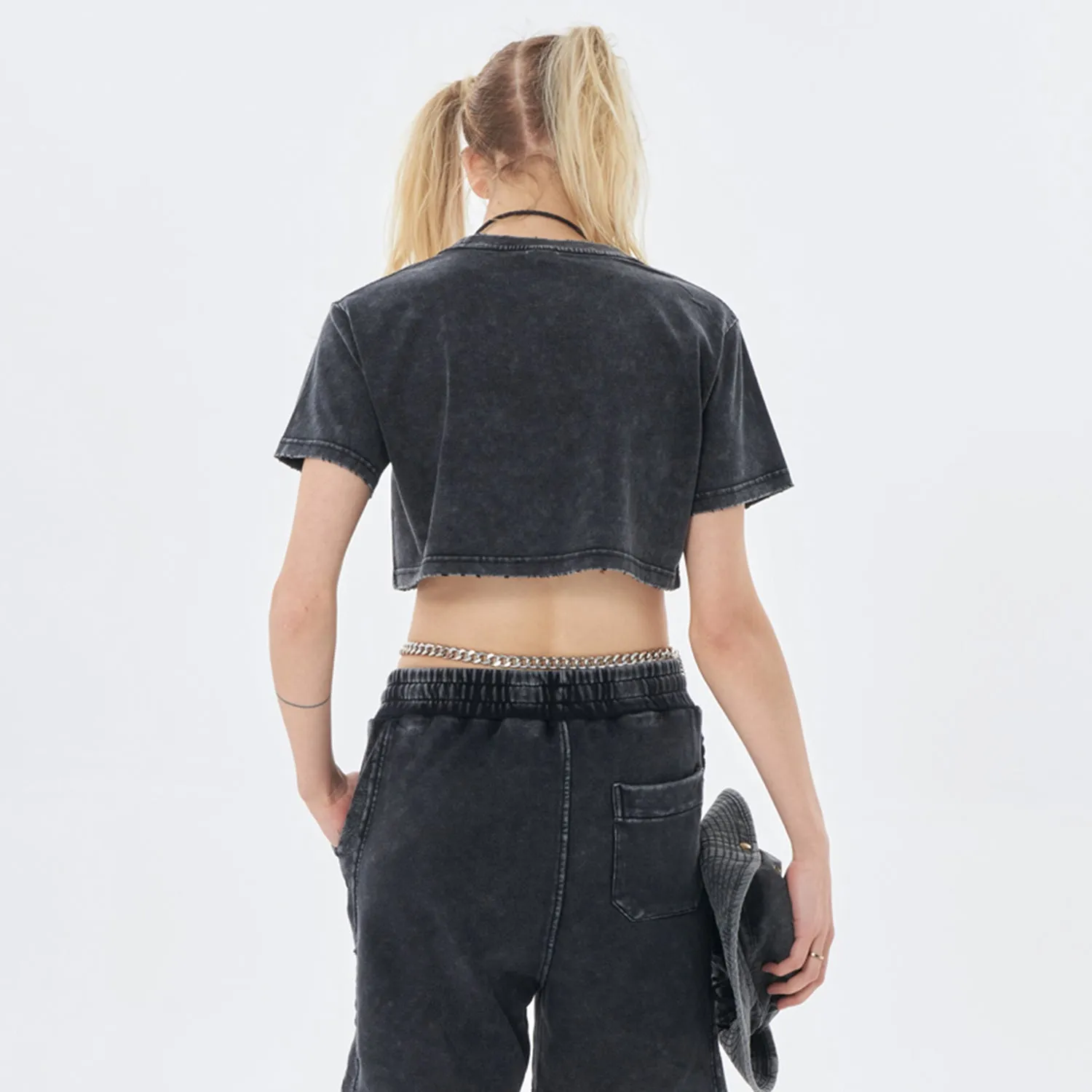 Don't Not Be PLUR Faded Crop Top