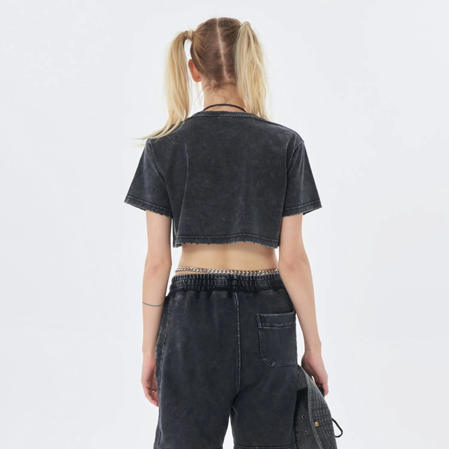 Don't Not Be PLUR Faded Crop Top