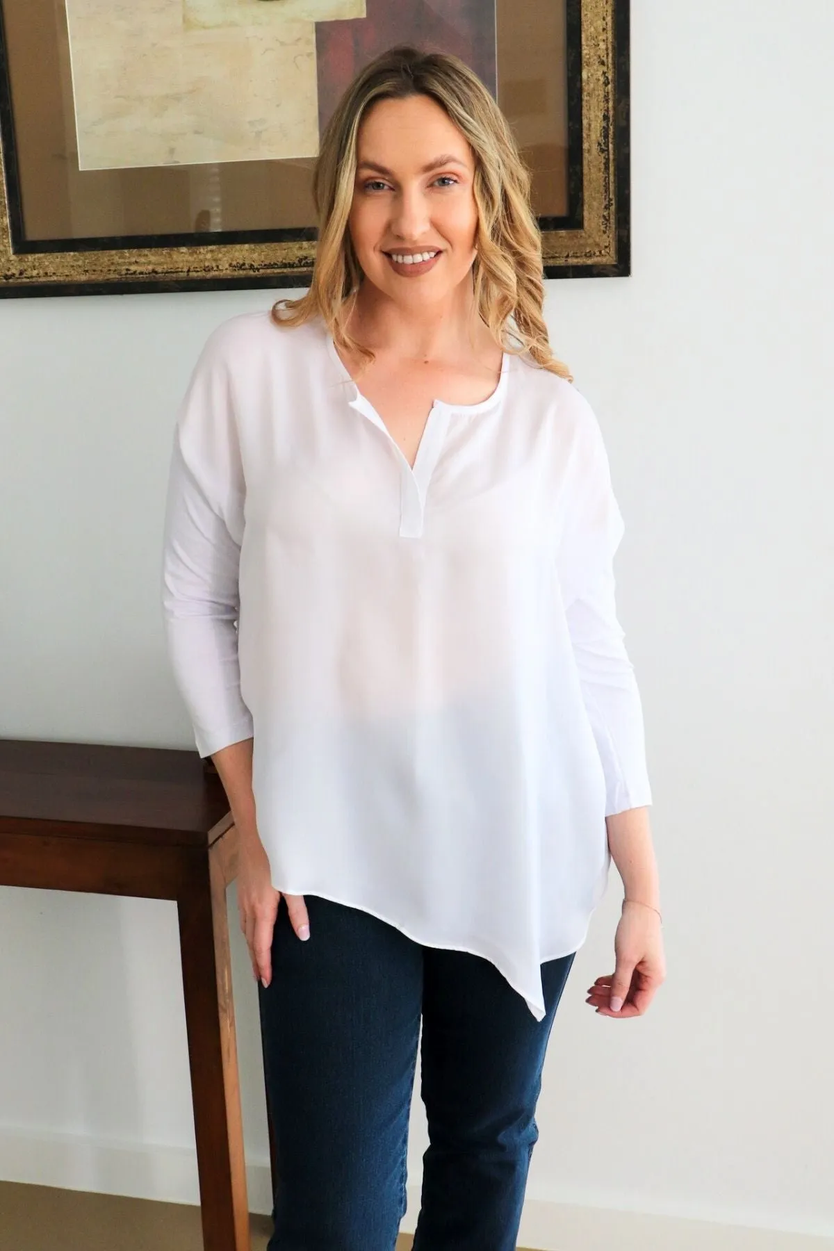Easy Wear Top - Silver