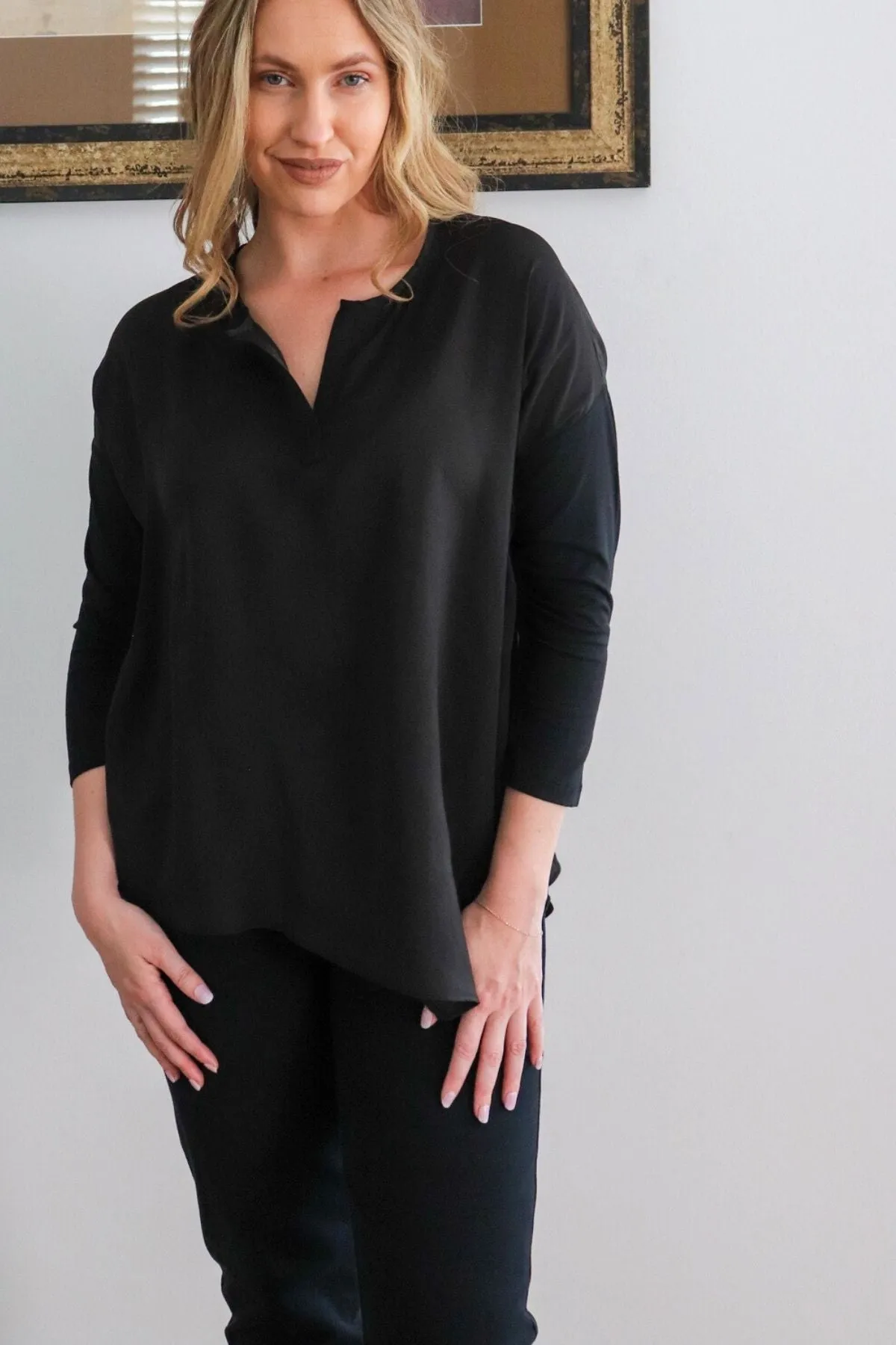 Easy Wear Top - Silver