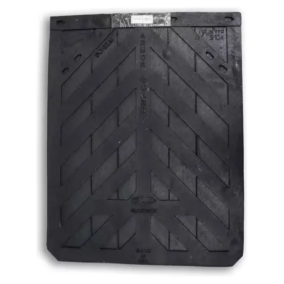 GBT GT-2430CD Globetech Domestic Rubber Chevron Mud Flap (24" x 30" x 1/4")