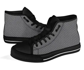 High Top Sneakers - Tiny Stars | Custom High Top Shoes, Patterned High Top Sneakers, High Top Sneakers for Women, Unisex Shoes