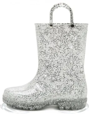 HugRain Toddler Kids Lightweight Adorable Rain Boots