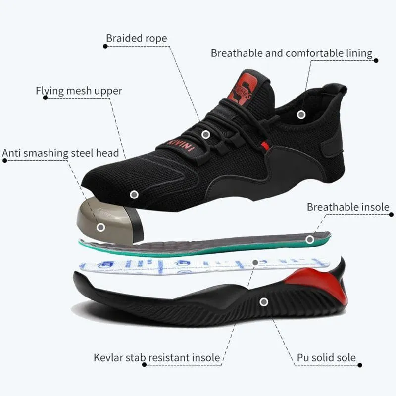 JB Kivini Cushion Safety Steel Toe Shoes
