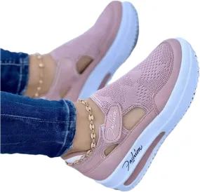 Lausiuoe Sneakers For Women Slip On Memory Foam Fashion Canvas Shoes Flat Shoes Casual Comfort Low Top Walking Loafers