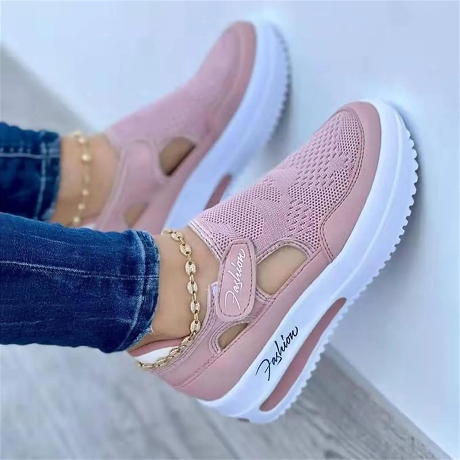 Lausiuoe Sneakers For Women Slip On Memory Foam Fashion Canvas Shoes Flat Shoes Casual Comfort Low Top Walking Loafers