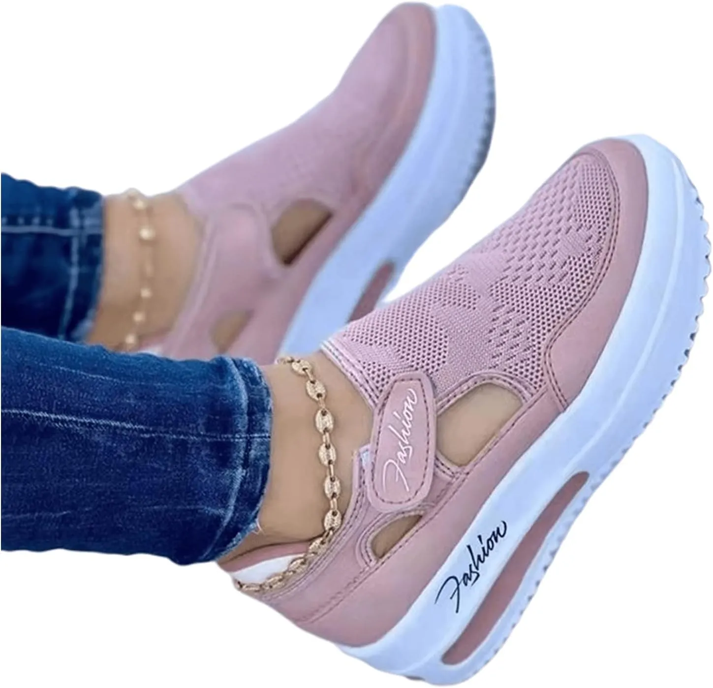 Lausiuoe Sneakers For Women Slip On Memory Foam Fashion Canvas Shoes Flat Shoes Casual Comfort Low Top Walking Loafers