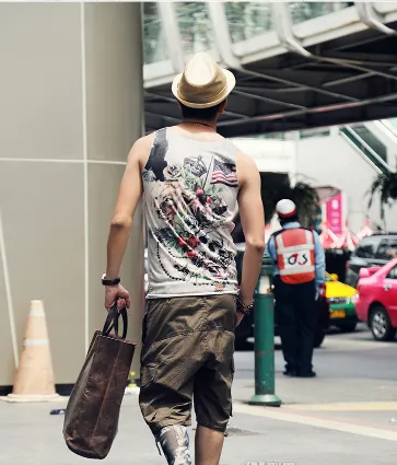 Men's Summer Big Size Singlet