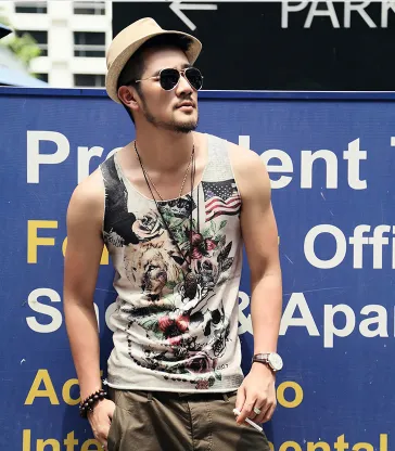 Men's Summer Big Size Singlet