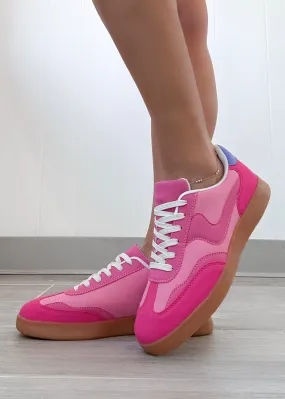 Modern Pulse Sneakers - Fuchsia