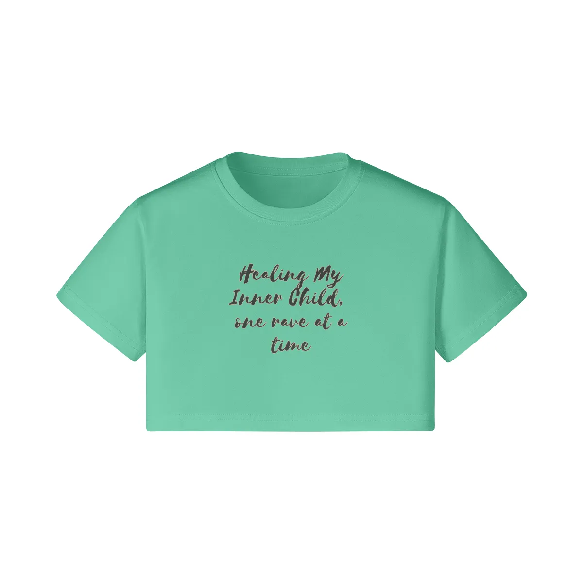 One Rave At A Time Crop Tee