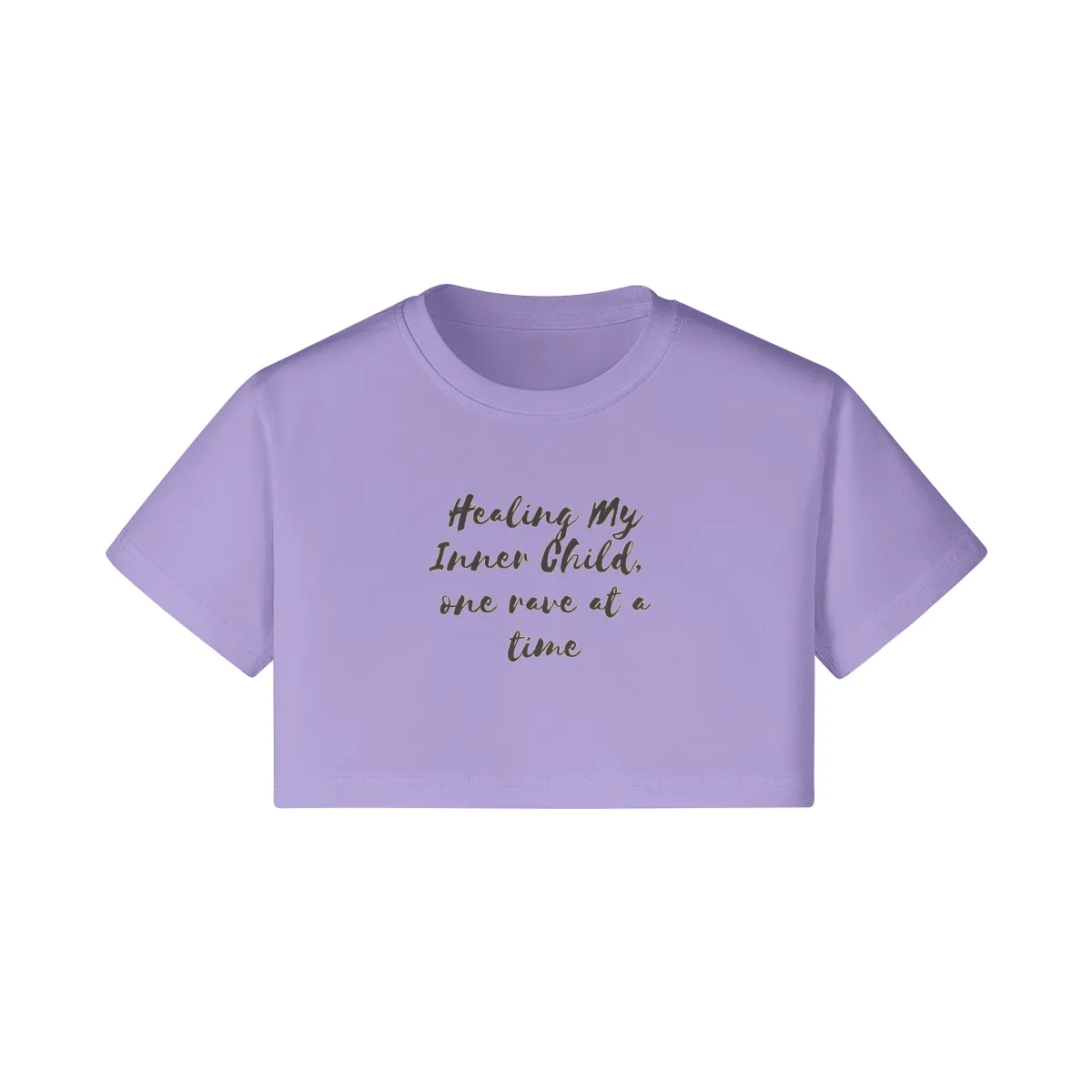 One Rave At A Time Crop Tee