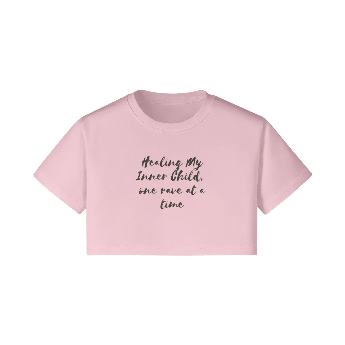 One Rave At A Time Crop Tee