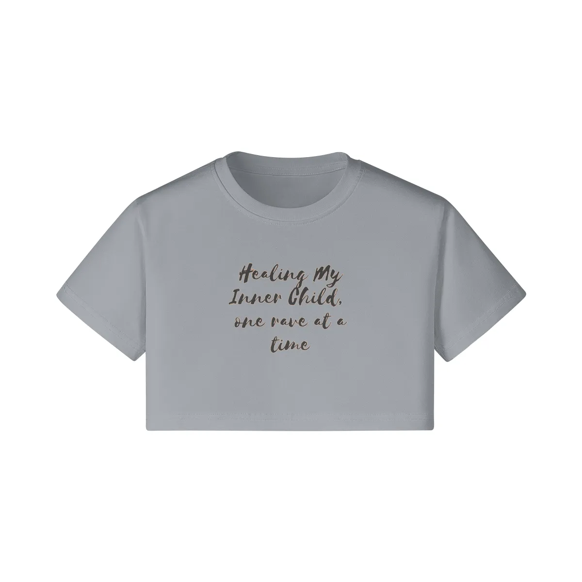 One Rave At A Time Crop Tee