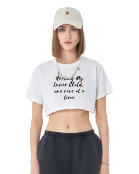 One Rave At A Time Crop Tee
