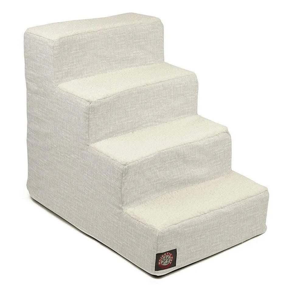 Palette Heathered 4 Steps Pet Stairs (Heavy-Duty)