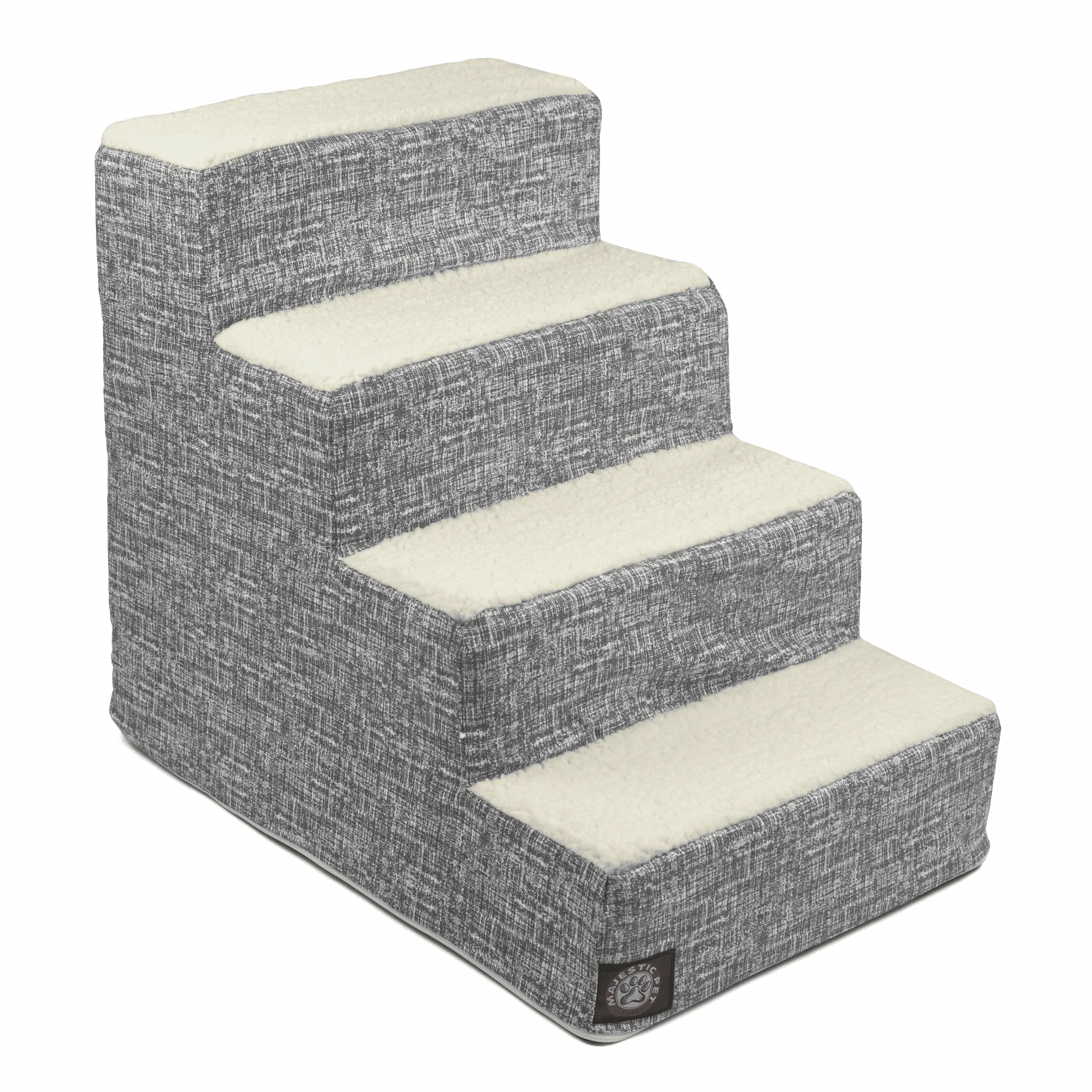 Palette Heathered 4 Steps Pet Stairs (Heavy-Duty)