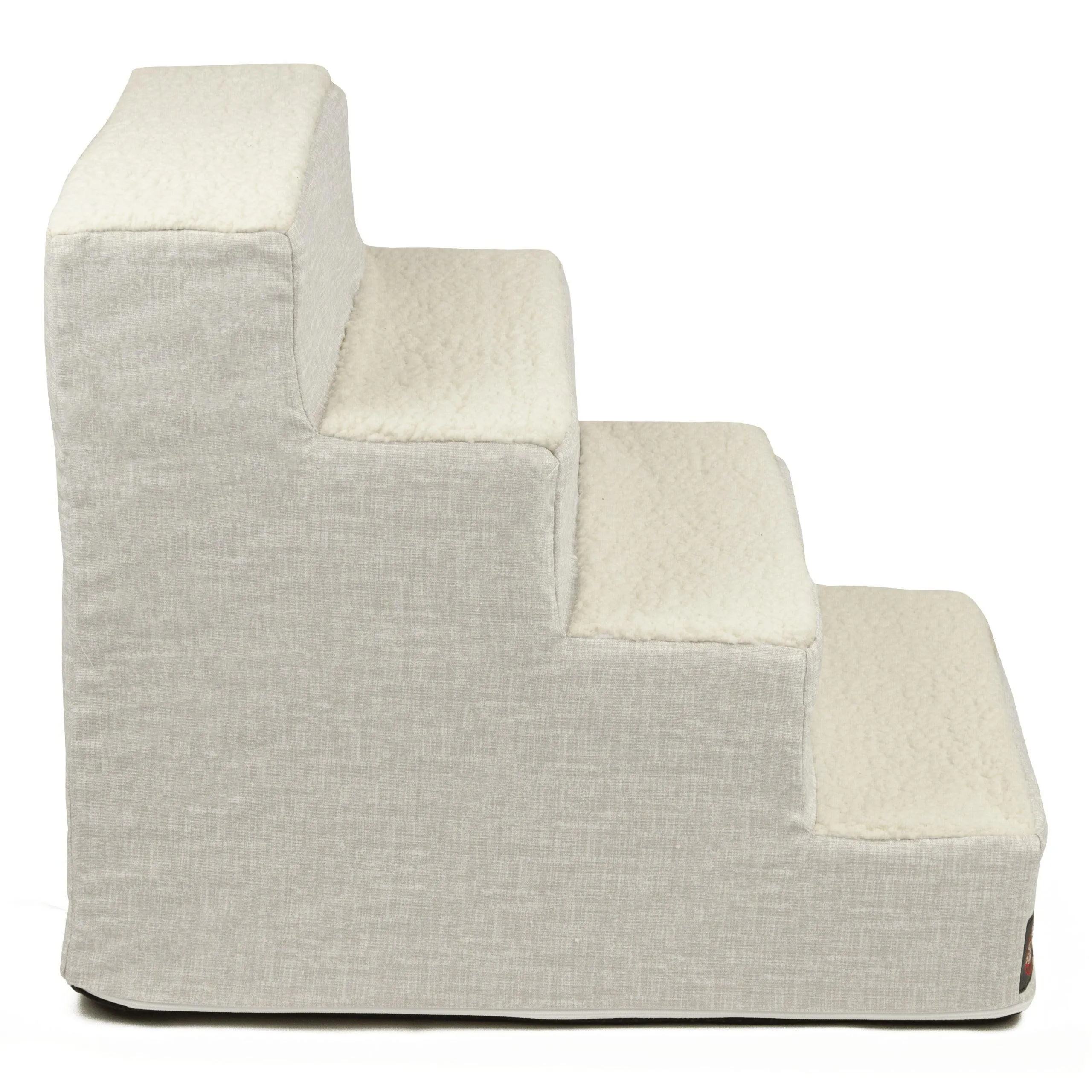 Palette Heathered 4 Steps Pet Stairs (Heavy-Duty)