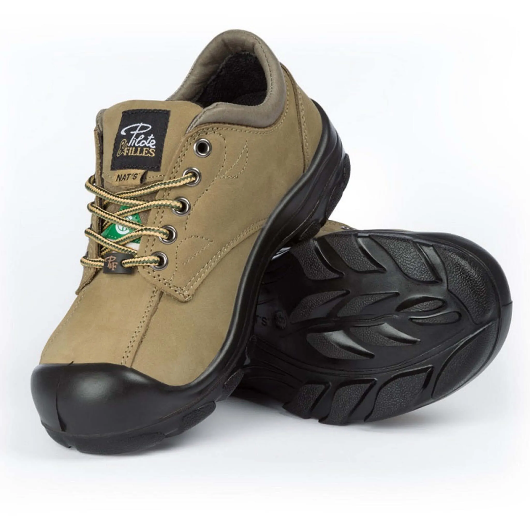 P&F Women's Safety Work Shoes S555 CSA Certified Nubuck Leather, Steel Toe, Puncture Resistant Plate, Removable Insoles, Lightweight Comfort | Sizes 5-11