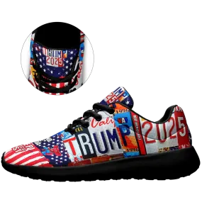 Personalized Trump 2025 Sneakers, Custom Lightweight Shoes, Breathable Sport Shoes