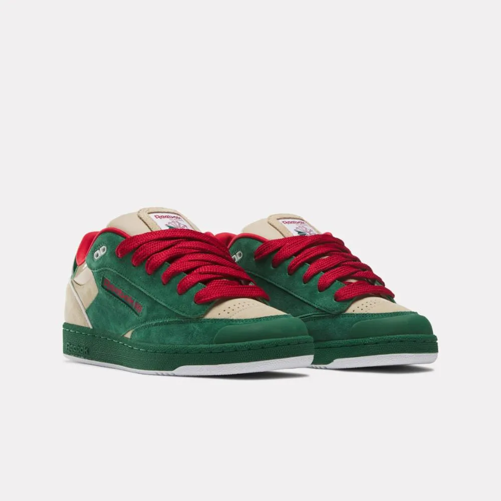 Reebok Footwear Men Club C Bulc Shoes DRKGRN/OAT/CLAYEL