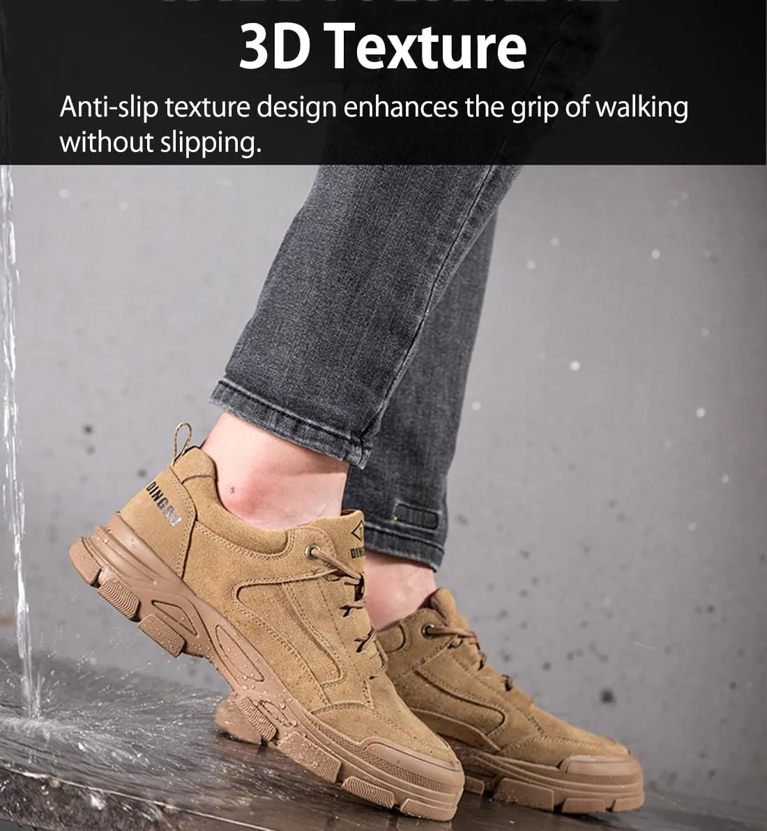 Safety Trainers Men Women Steel Toe Cap Trainers Lightweight Work Shoes Comfy Industrial Sneakers Construction Work Boots