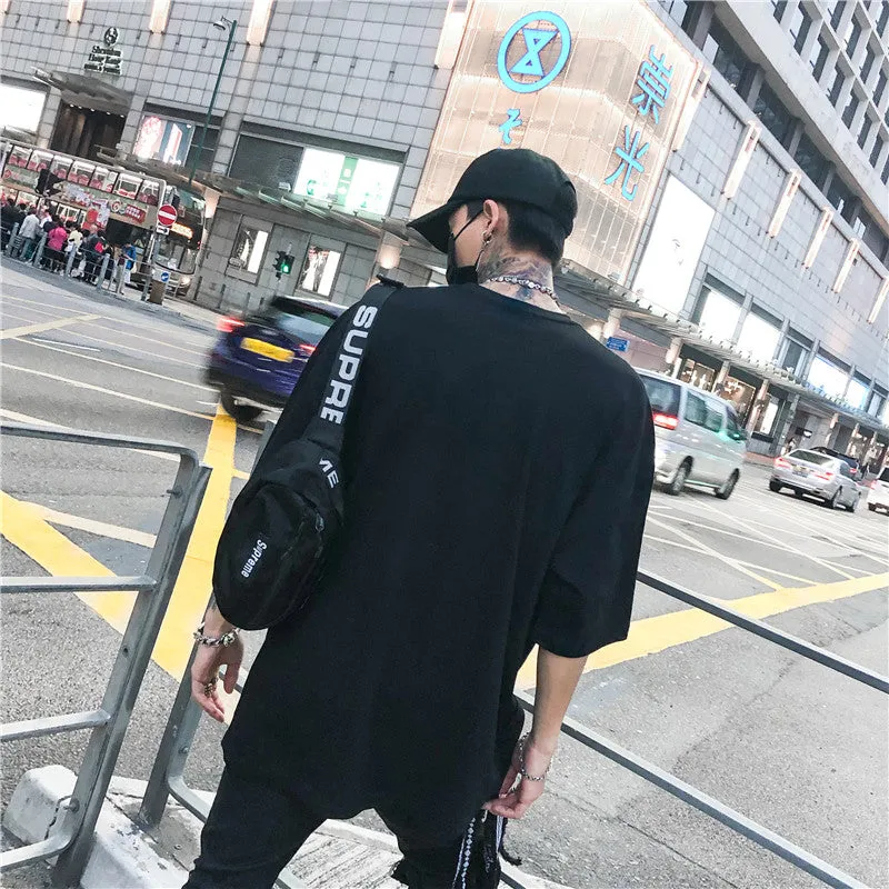 spray graffiti oversized T-shirt