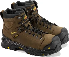Thorogood Infinity FD 6” Waterproof Composite Toe Work Boots for Men Made with Premium Full-Grain Leather and Slip-Resistant Anti-Fatigue Outsole; EH Rated