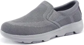 TIOSEBON Men's Mesh Slip On Walking Shoes Loafers-Work Drving Tennis Shoes