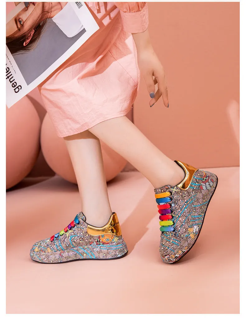 Women's Shoes New Trend Rhinestone Platform - Glamzlife