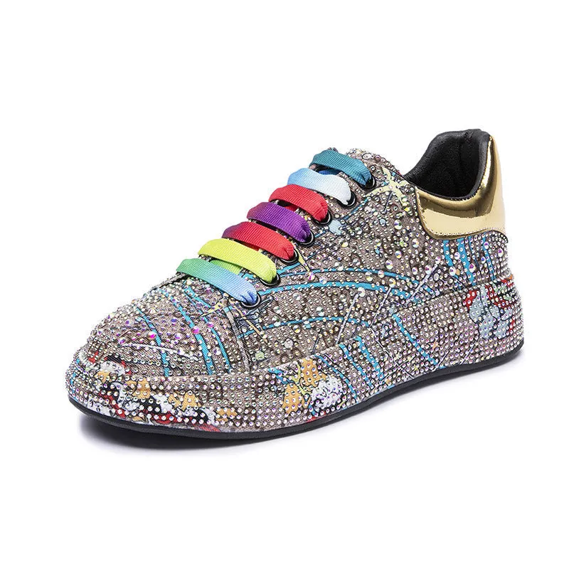 Women's Shoes New Trend Rhinestone Platform - Glamzlife